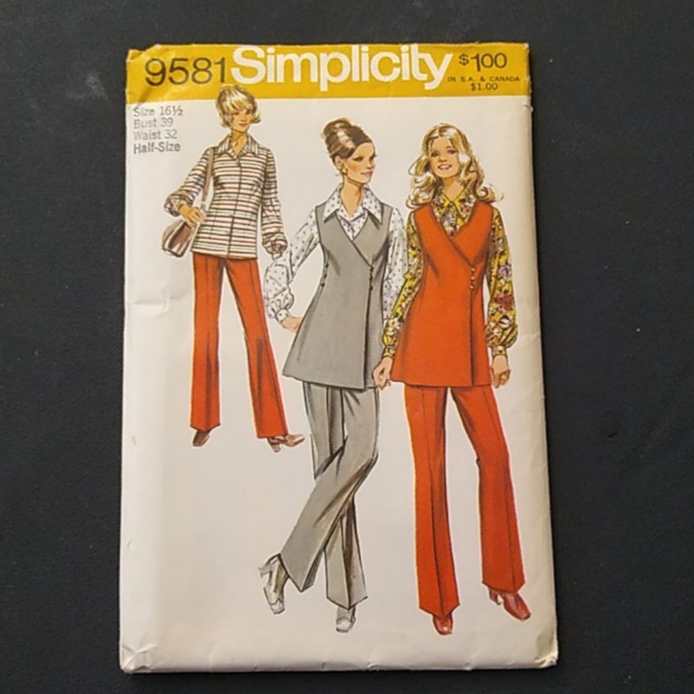 Simplicity 9581 uncut